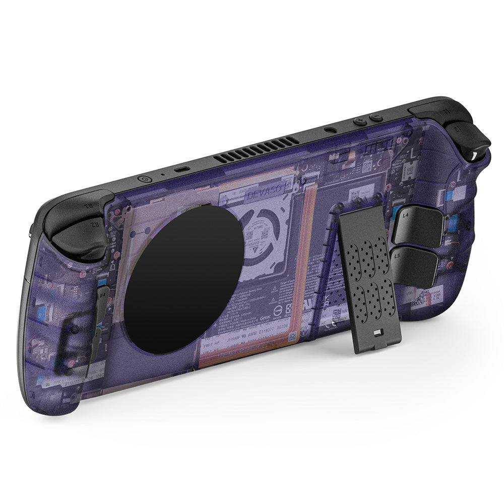 DEVASO For Steam Deck ABS Protective Case Heat Dissipation Game Console Back Cover with Kickstand DEVASO For Steam Deck ABS Protective Case Heat Dissipation Game Console Back Cover with Kickstand